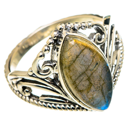 Labradorite Rings handcrafted by Ana Silver Co - RING97557
