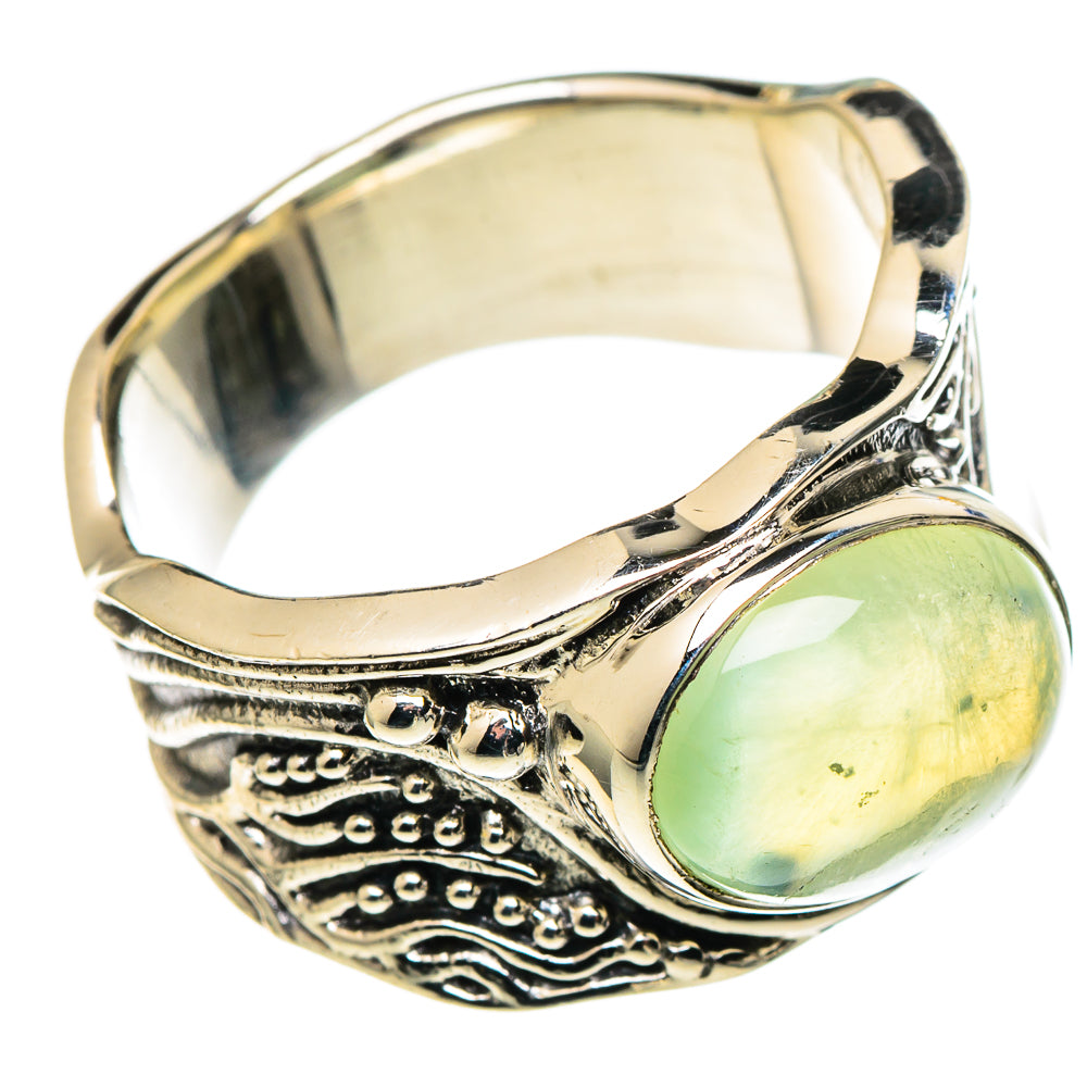 Prehnite Rings handcrafted by Ana Silver Co - RING97562 - Photo 2