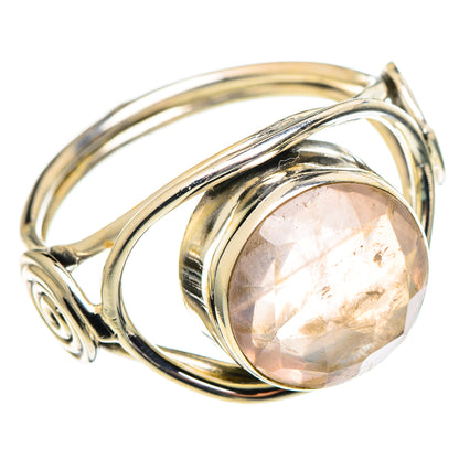 Rose Quartz Rings handcrafted by Ana Silver Co - RING97565