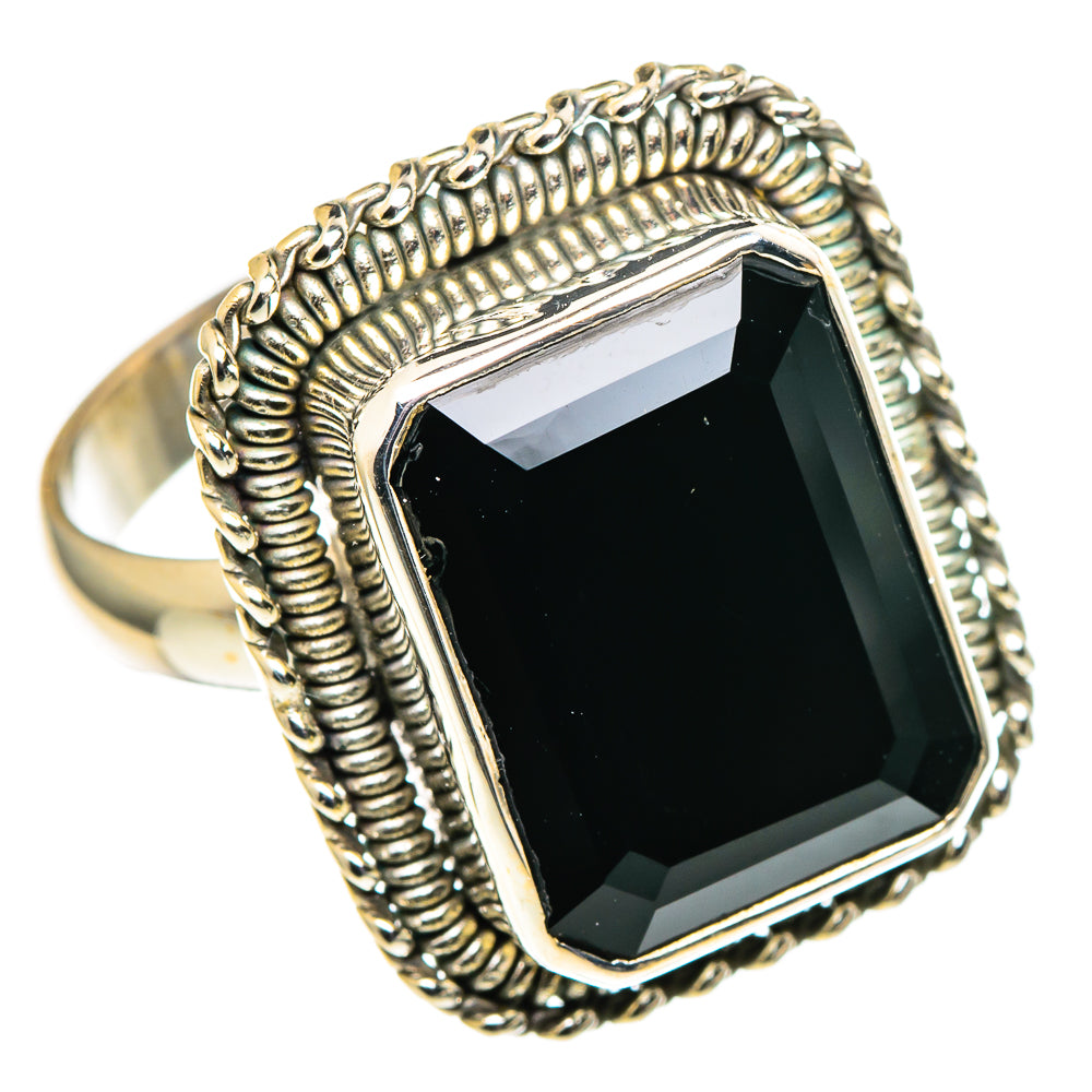 Black Onyx Rings handcrafted by Ana Silver Co - RING97573