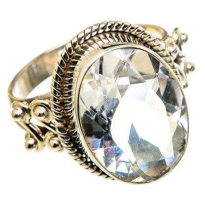 White Quartz Rings handcrafted by Ana Silver Co - RING97575