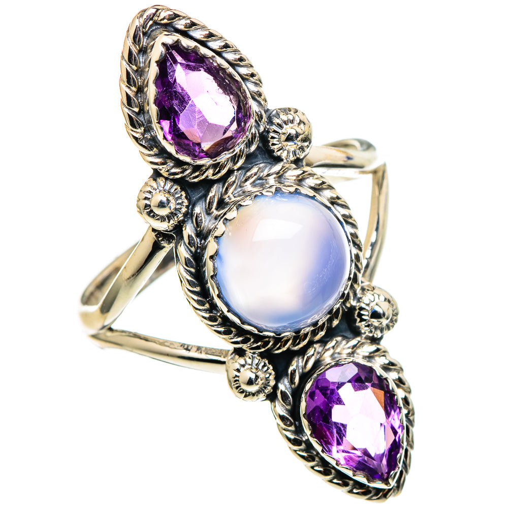 Chalcedony Rings handcrafted by Ana Silver Co - RING97578