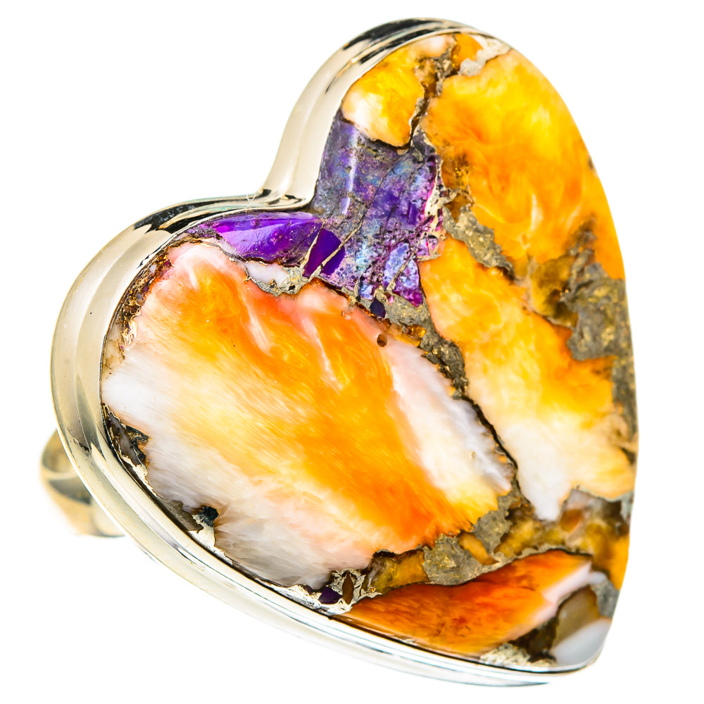Spiny Oyster Turquoise Rings handcrafted by Ana Silver Co - RING97579