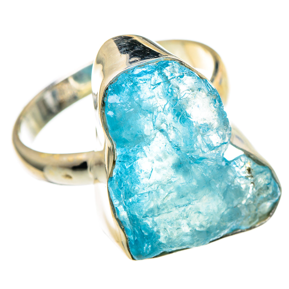 Aquamarine Rings handcrafted by Ana Silver Co - RING97587 - Photo 2