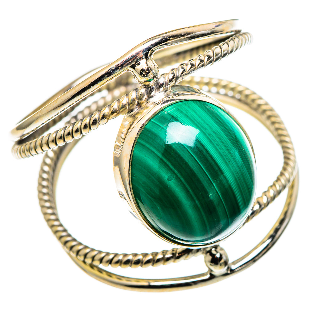 Malachite Rings handcrafted by Ana Silver Co - RING97591