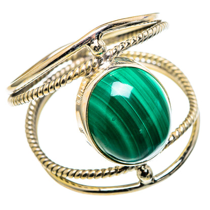 Malachite Rings handcrafted by Ana Silver Co - RING97591