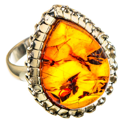 Baltic Amber Rings handcrafted by Ana Silver Co - RING97602