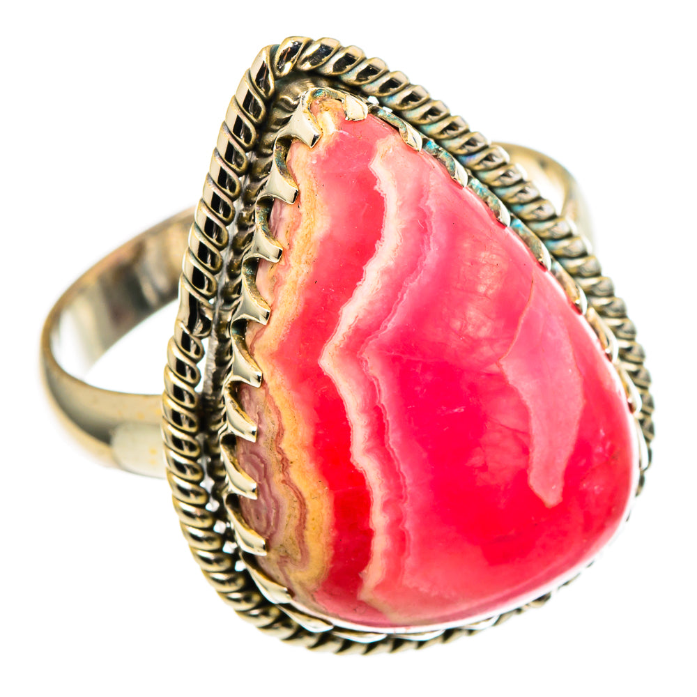 Rhodochrosite Rings handcrafted by Ana Silver Co - RING97603