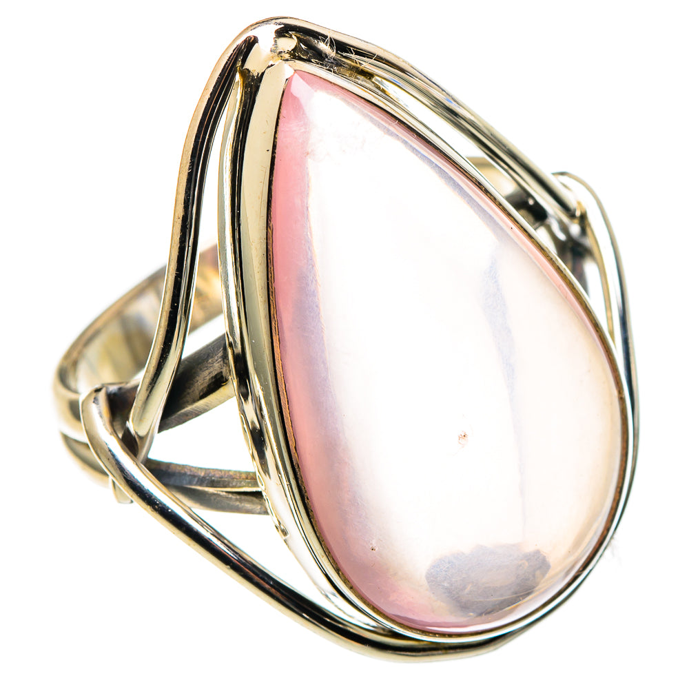 Rose Quartz Rings handcrafted by Ana Silver Co - RING97604