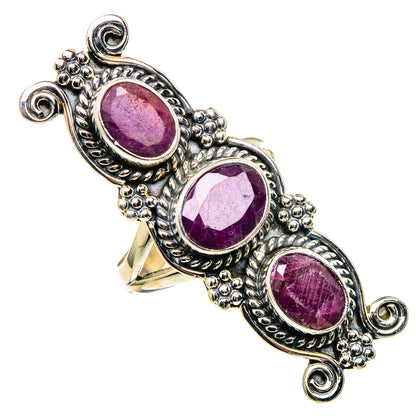 Ruby Rings handcrafted by Ana Silver Co - RING97605