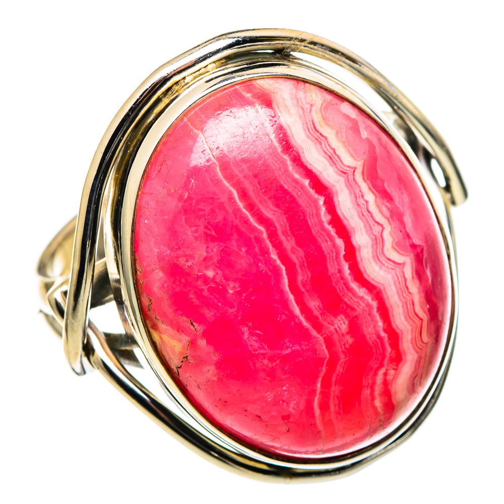 Rhodochrosite Rings handcrafted by Ana Silver Co - RING97606