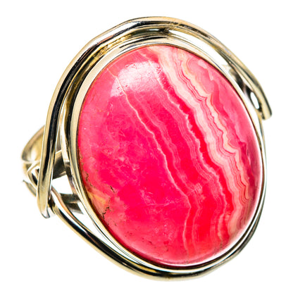 Rhodochrosite Rings handcrafted by Ana Silver Co - RING97606