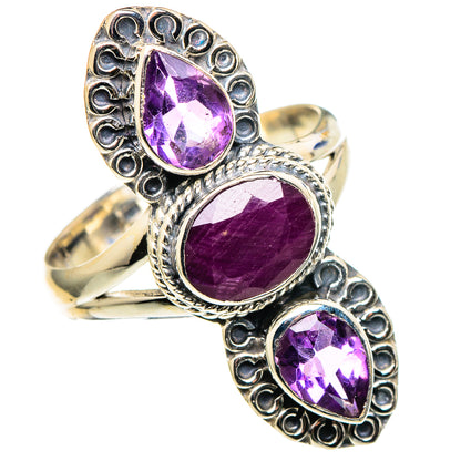 Ruby Rings handcrafted by Ana Silver Co - RING97613