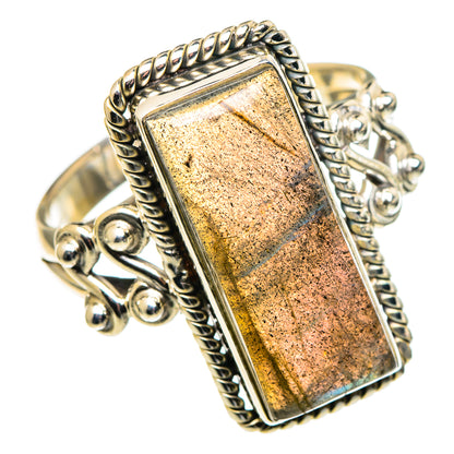 Labradorite Rings handcrafted by Ana Silver Co - RING97622