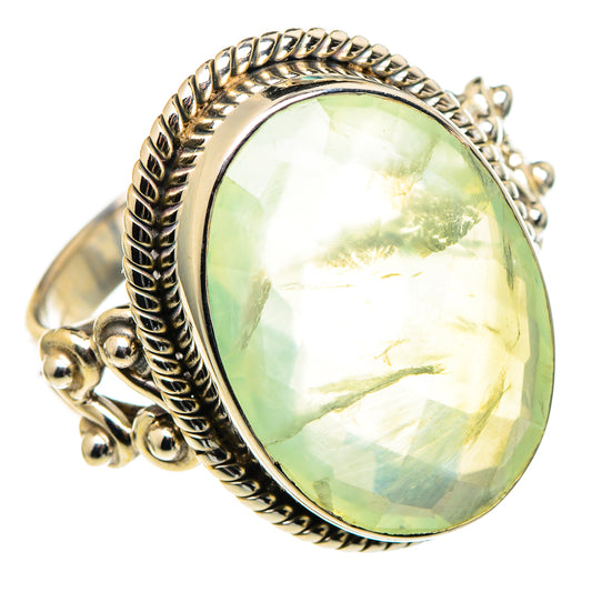 Prehnite Rings handcrafted by Ana Silver Co - RING97624
