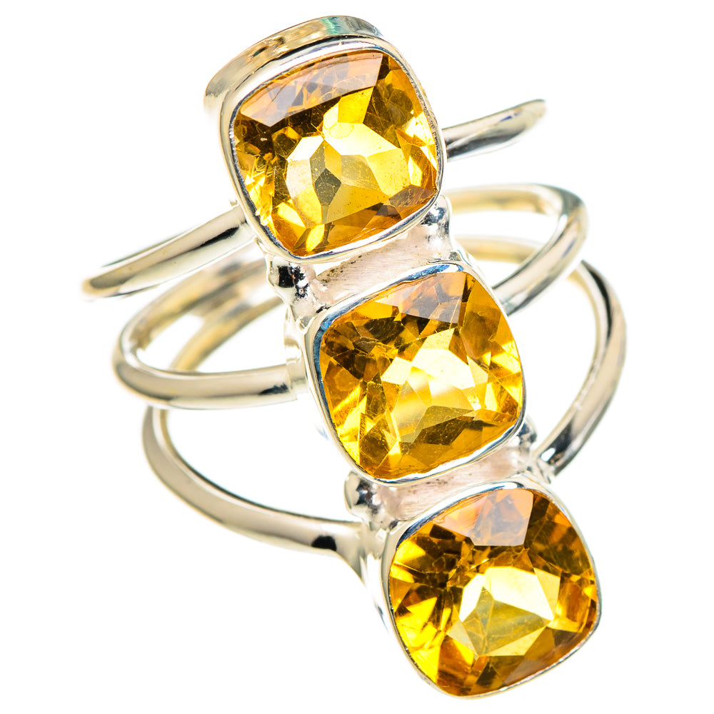 Citrine Rings handcrafted by Ana Silver Co - RING97634