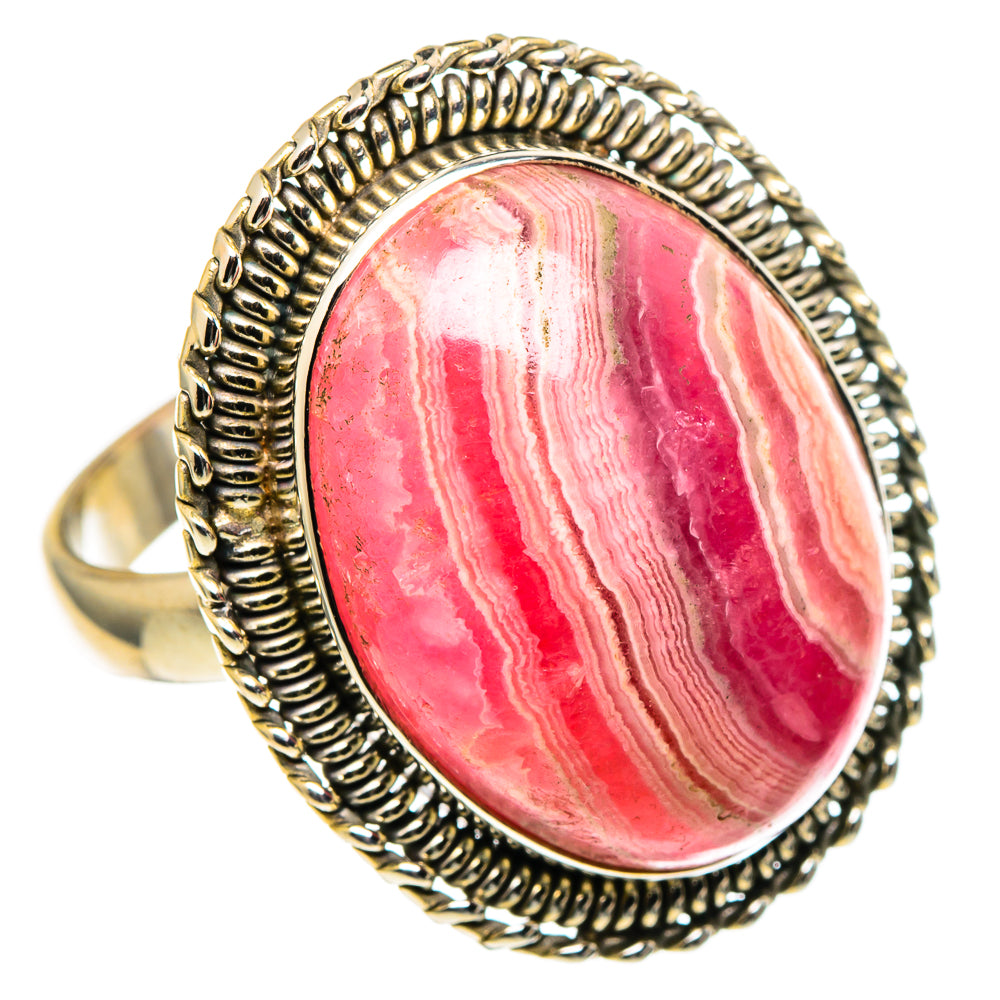 Rhodochrosite Rings handcrafted by Ana Silver Co - RING97636