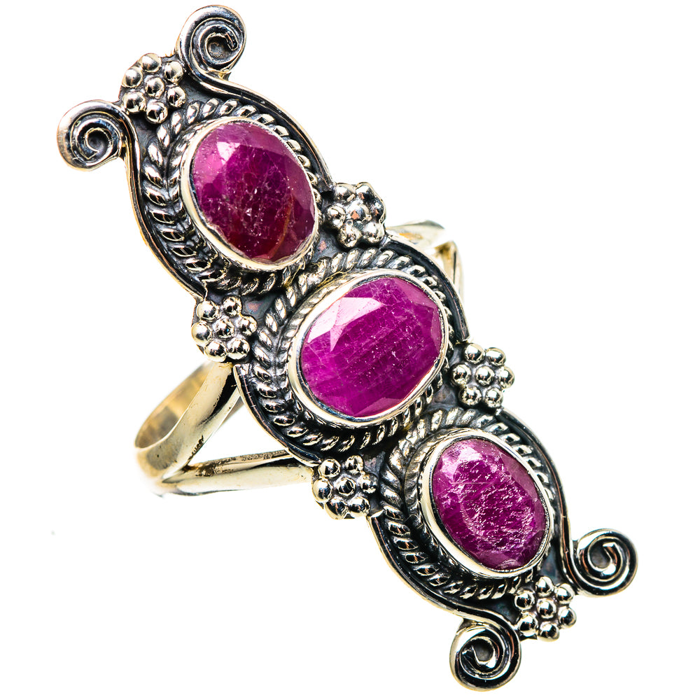 Ruby Rings handcrafted by Ana Silver Co - RING97638