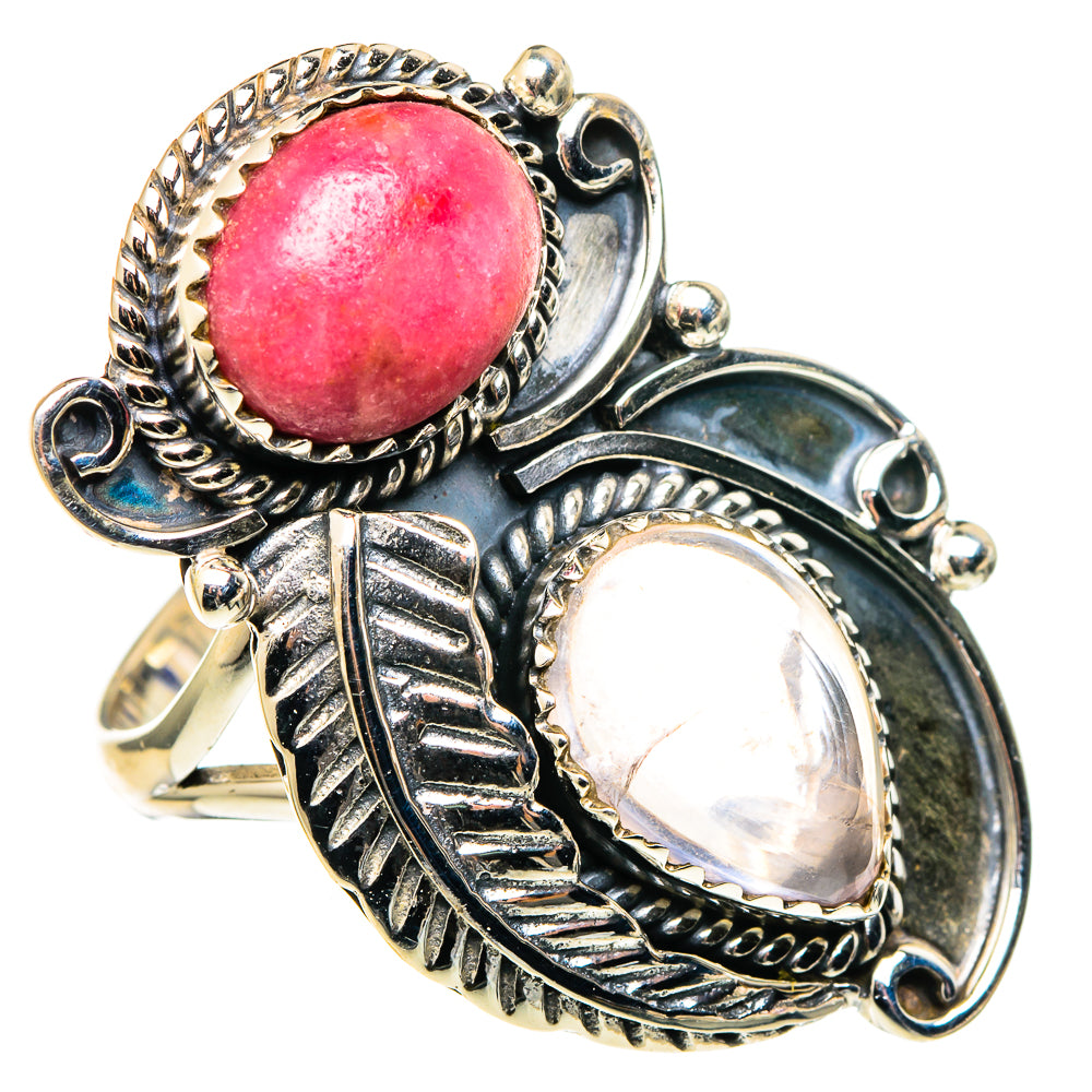 Rose Quartz Rings handcrafted by Ana Silver Co - RING97639