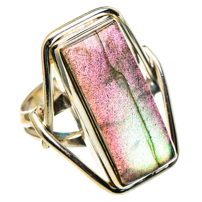 Labradorite Rings handcrafted by Ana Silver Co - RING97656