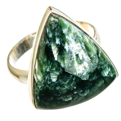 Seraphinite Rings handcrafted by Ana Silver Co - RING97657