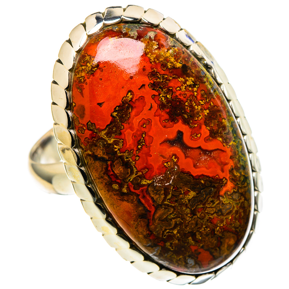 Moroccan Agate Rings handcrafted by Ana Silver Co - RING97659