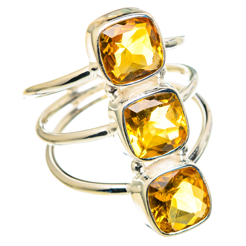 Citrine Rings handcrafted by Ana Silver Co - RING97665