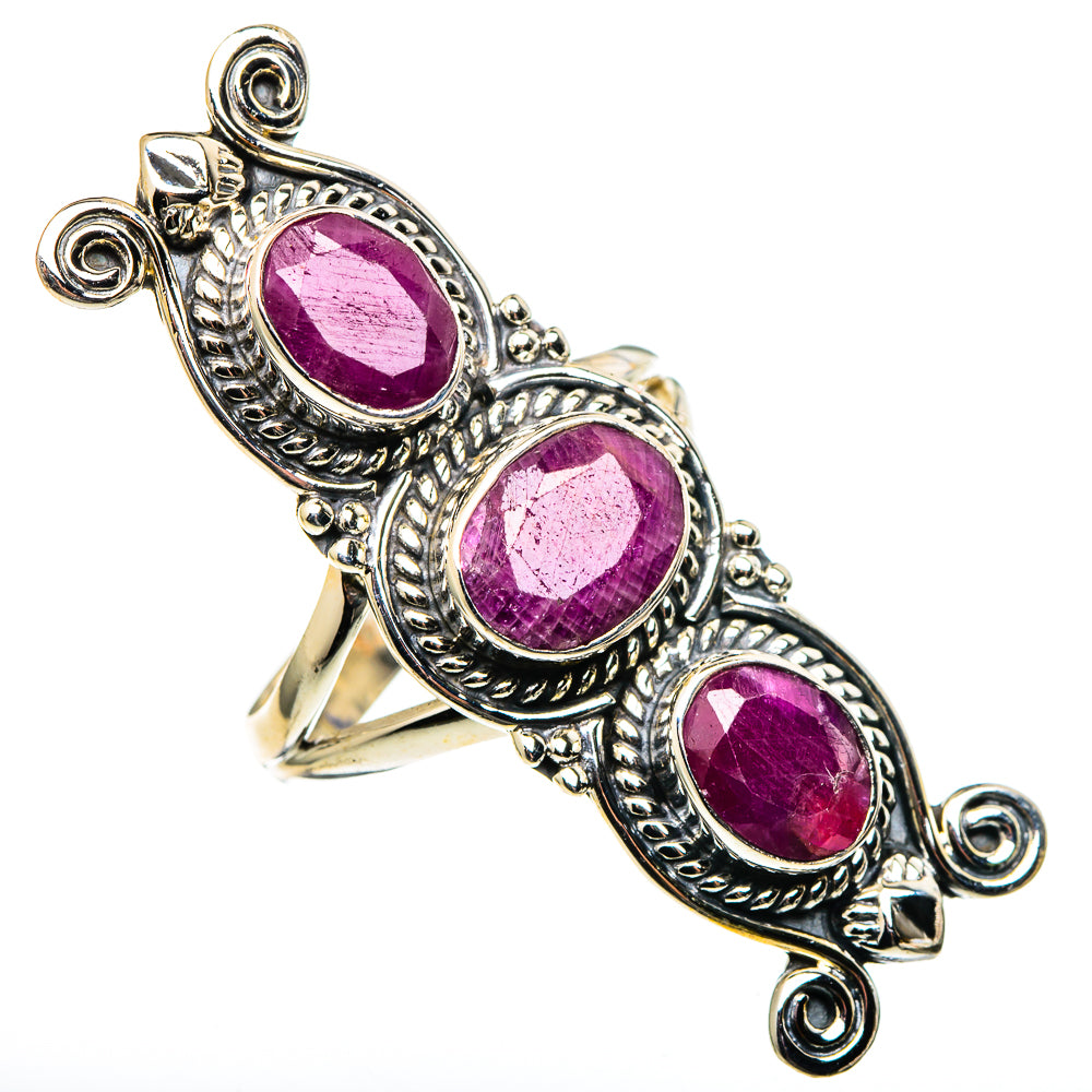 Ruby Rings handcrafted by Ana Silver Co - RING97666