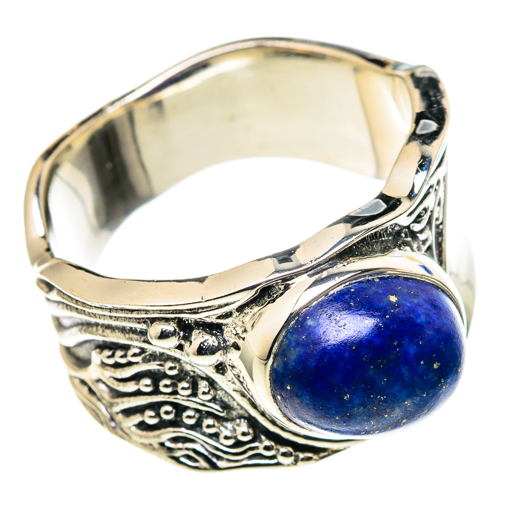 Lapis Lazuli Rings handcrafted by Ana Silver Co - RING97672 - Photo 2