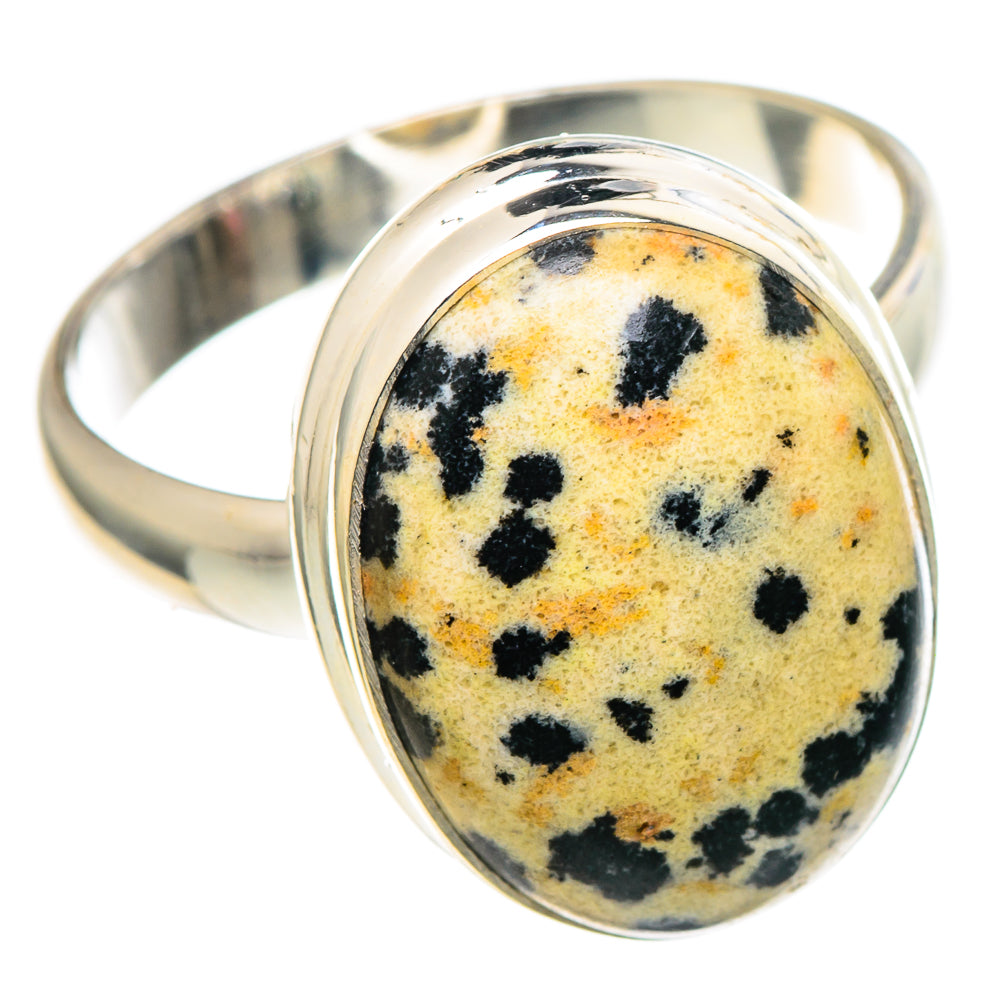 Dalmatian Jasper Rings handcrafted by Ana Silver Co - RING97682