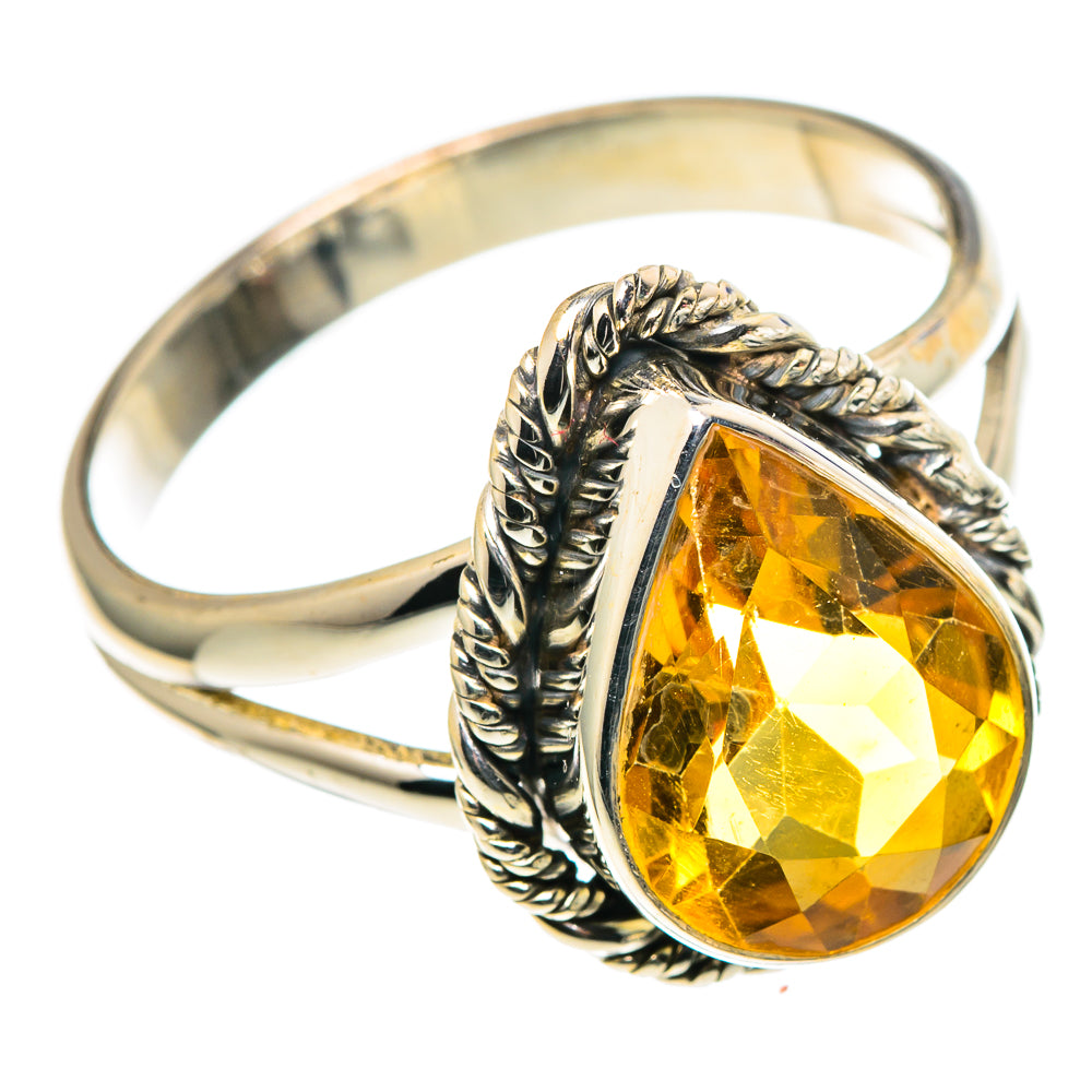 Citrine Rings handcrafted by Ana Silver Co - RING97684