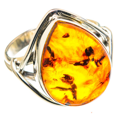 Baltic Amber Rings handcrafted by Ana Silver Co - RING97685