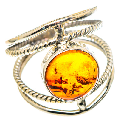 Baltic Amber Rings handcrafted by Ana Silver Co - RING97686