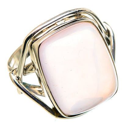 Rose Quartz Rings handcrafted by Ana Silver Co - RING97687