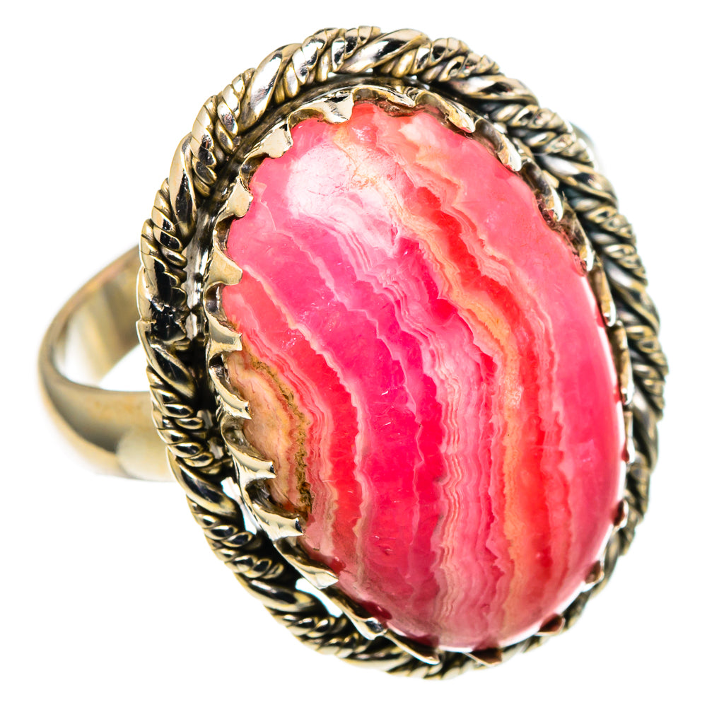 Rhodochrosite Rings handcrafted by Ana Silver Co - RING97688