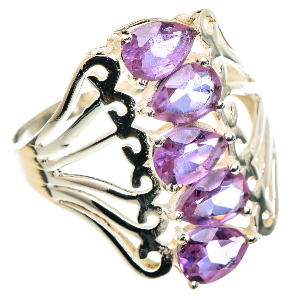 Color Change Alexandrite (lab.) Rings handcrafted by Ana Silver Co - RING97692