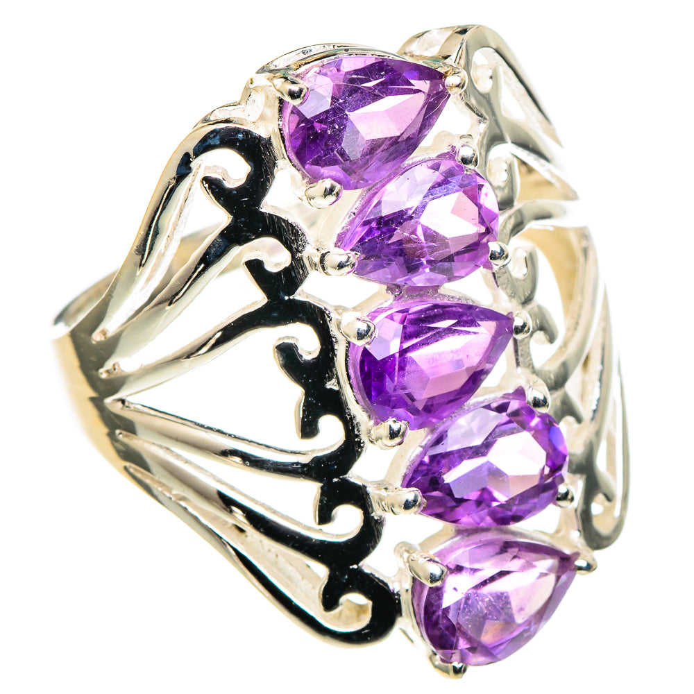 Amethyst Rings handcrafted by Ana Silver Co - RING97694