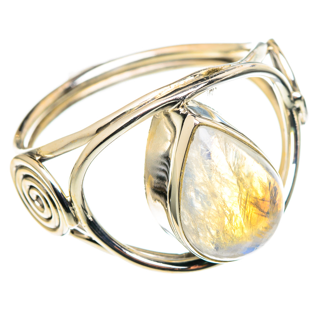 Rainbow Moonstone Rings handcrafted by Ana Silver Co - RING97698