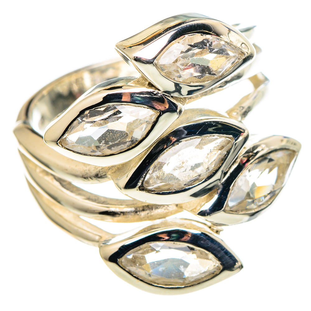 Rainbow Moonstone Rings handcrafted by Ana Silver Co - RING97699