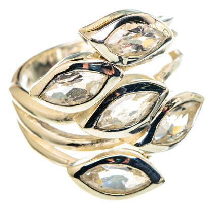 Rainbow Moonstone Rings handcrafted by Ana Silver Co - RING97699