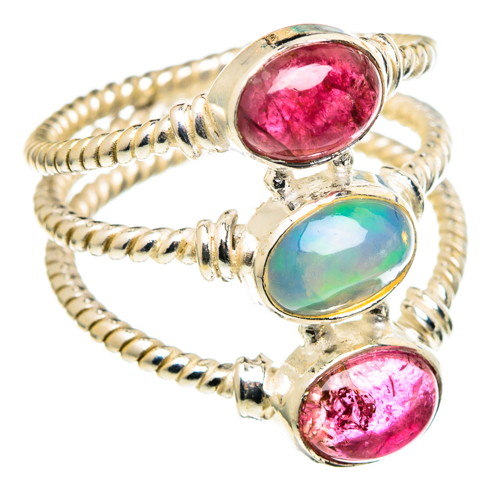 Ethiopian Opal Rings handcrafted by Ana Silver Co - RING97702