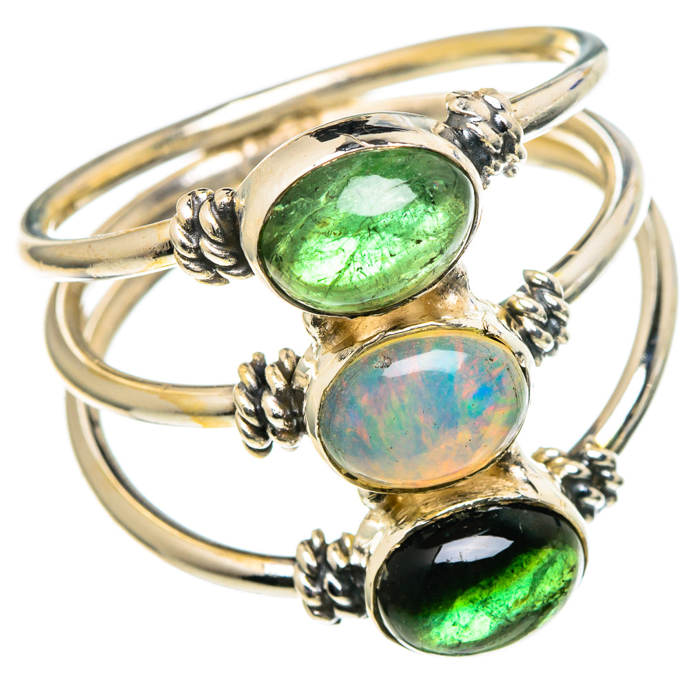 Ethiopian Opal Rings handcrafted by Ana Silver Co - RING97704