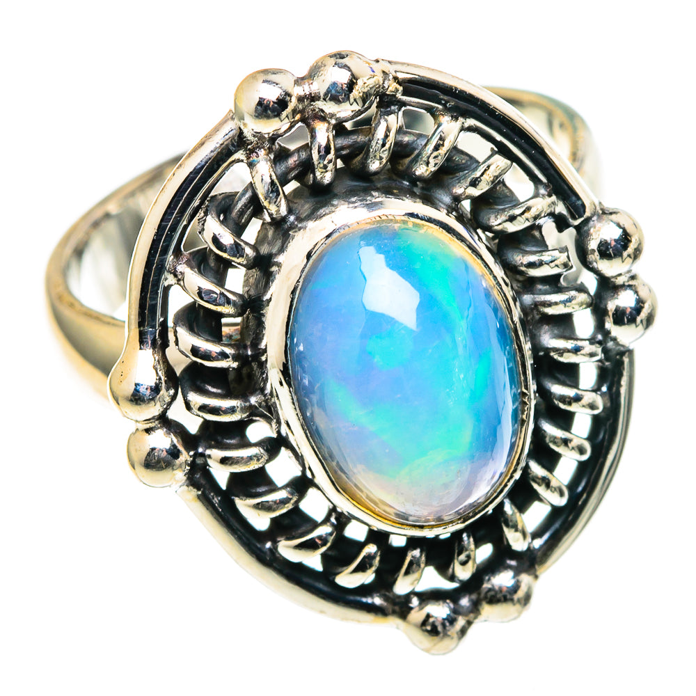 Ethiopian Opal Rings handcrafted by Ana Silver Co - RING97705