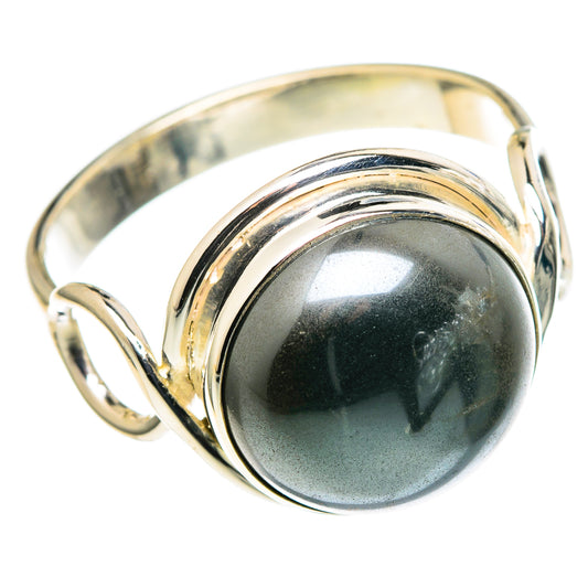 Hematite Rings handcrafted by Ana Silver Co - RING97706
