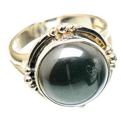 Hematite Rings handcrafted by Ana Silver Co - RING97707