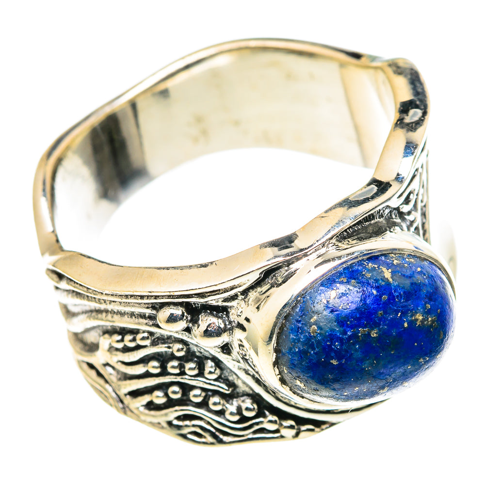 Lapis Lazuli Rings handcrafted by Ana Silver Co - RING97716 - Photo 2