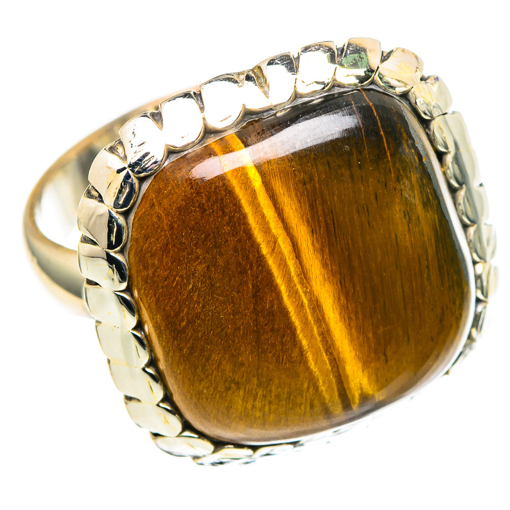 Tiger Eye Rings handcrafted by Ana Silver Co - RING97721