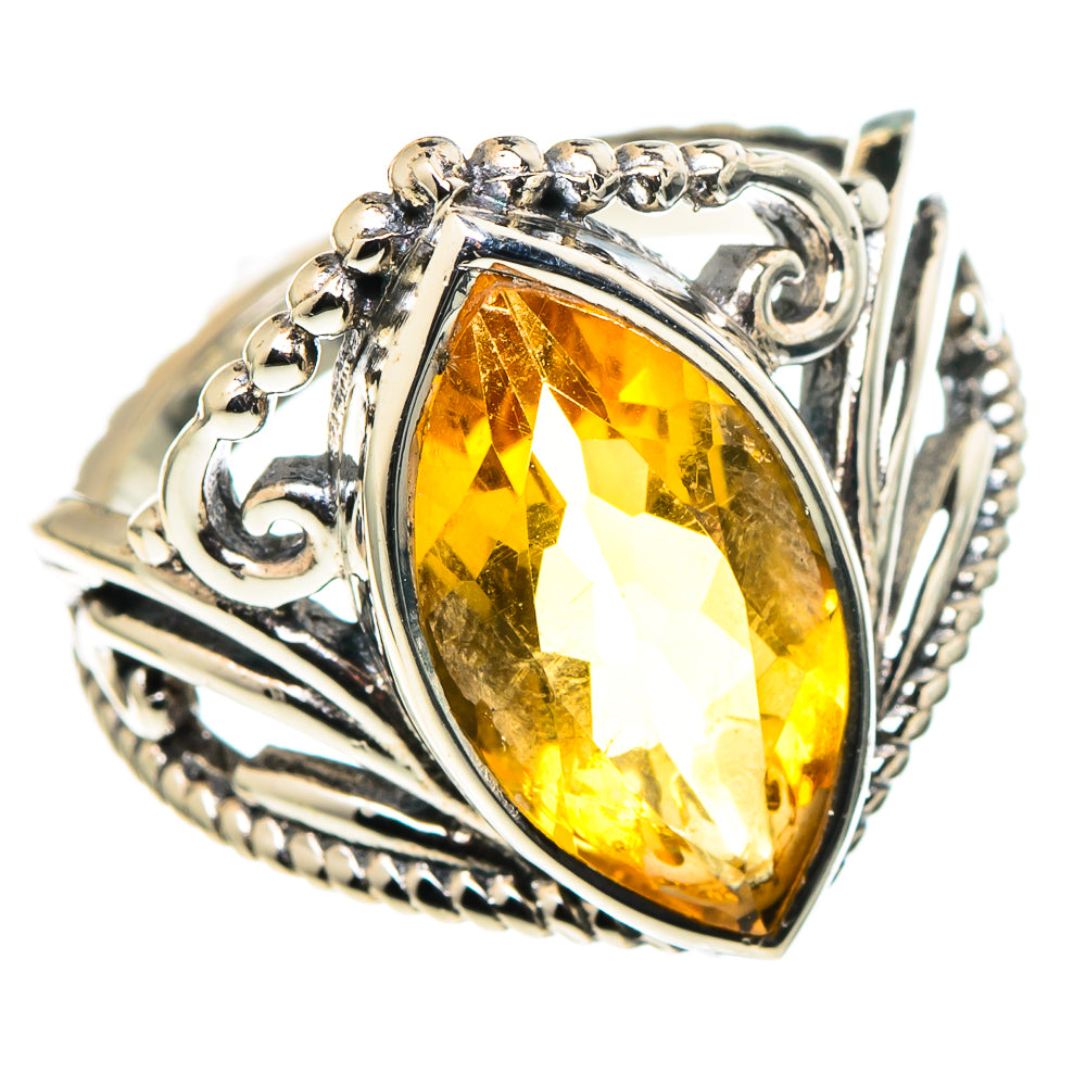Citrine Rings handcrafted by Ana Silver Co - RING97724
