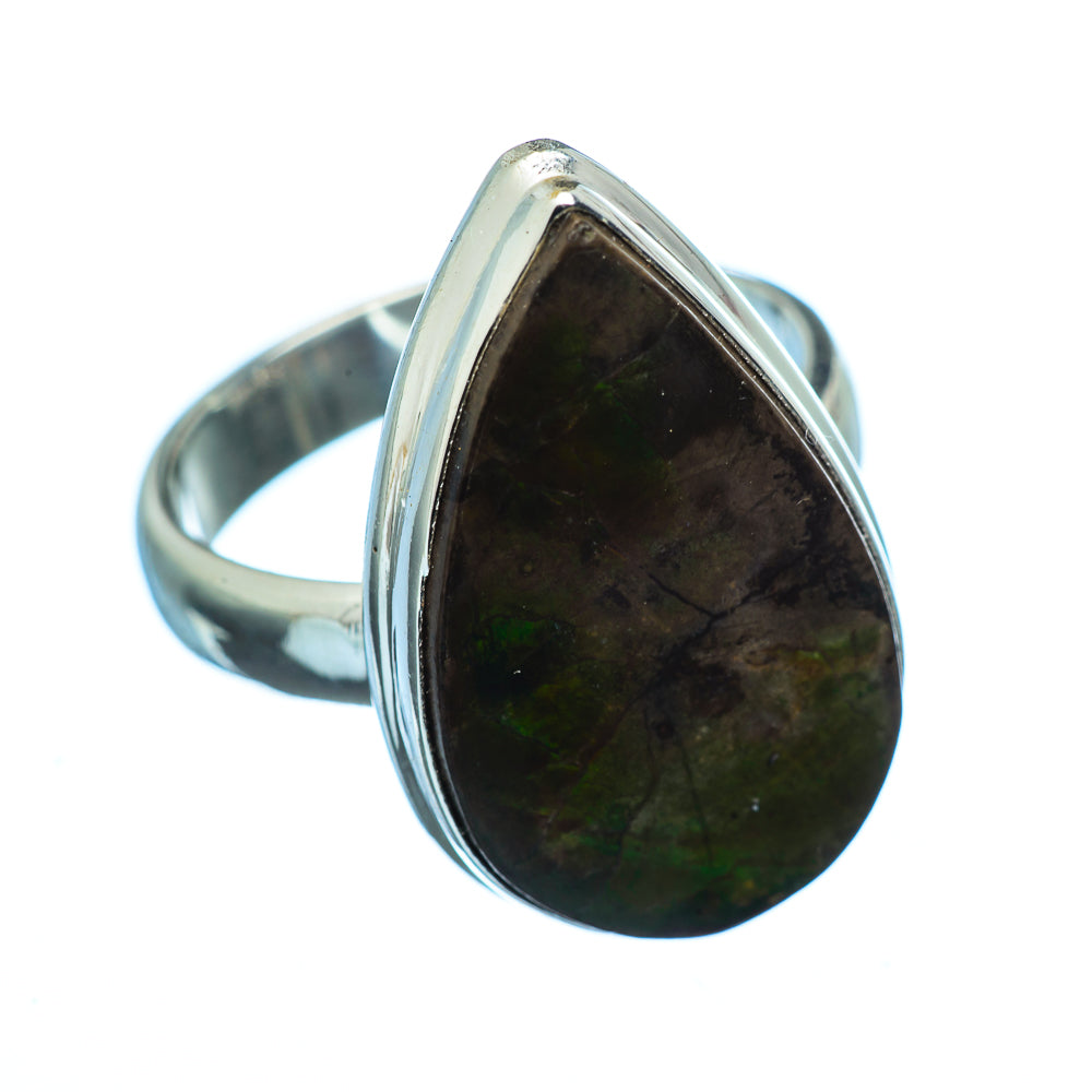 Ammolite Rings handcrafted by Ana Silver Co - RING977271