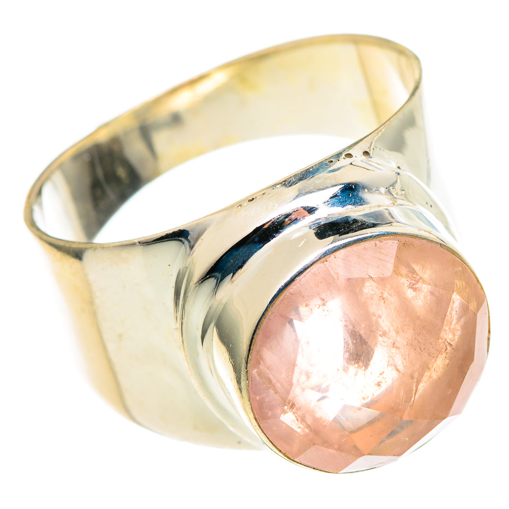 Rose Quartz Rings handcrafted by Ana Silver Co - RING97728